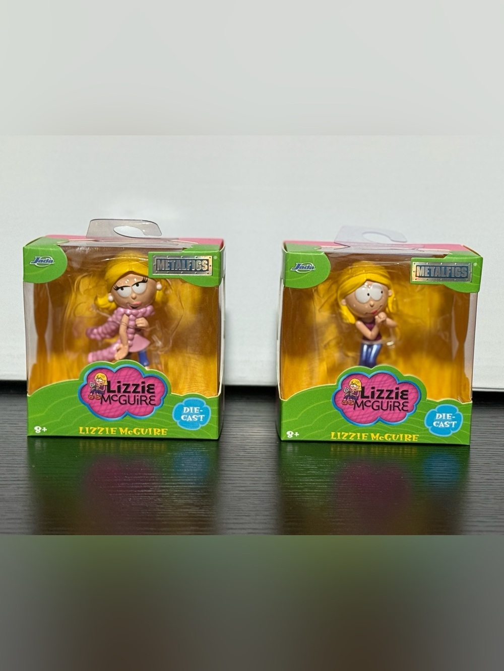 NEW! Lizzie McGuire Set of (2) MetalFigs Die-Cast Figures Kim Possible 2.5”